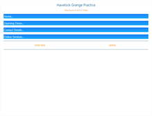 Tablet Screenshot of havelockgrangepractice.co.uk